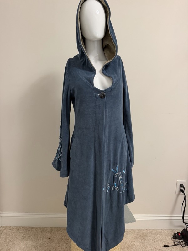 AltshopUK Velvet Faerie Goddess Coat