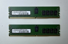 Micron 32GB 2x16GB DDR4 DIMM PC4-2400T ECC Server RAM MTA18ASF2G72PDZ-2G3D1SK