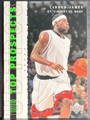 2003-04 Upper Deck UD Top Prospects - LeBron James #55 (RC) | eBay