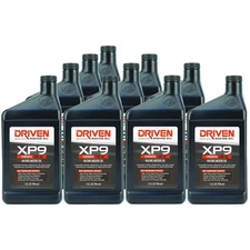 Driven Racing Oil 03206, XP9 Racing Oil, Synthetic 10W-40, 10 Quarts
