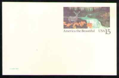 US. UX133. 15c. America the Beautiful. Postal Card. MNH. 1989 | eBay