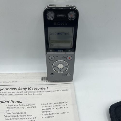 Sony ICD-SX733 Silver LCD Screen Linear PCM Digital Voice Recorder ChargerWorks - Picture 8 of 8