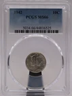 1942 Mercury Dime PCGS MS66  (024PID)