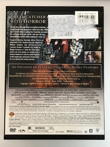 Stephen King's DREAMCATHER (2003) Morgan Freeman Thomas Jane Damian Lewis - Picture 2 of 3