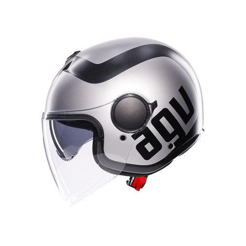 Casco Jet AGV ETERES Rimini Matt Grey/Black - 第 5/8 張圖片