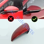 Side Mirror Cover 2015-2020 For Volkswagen VW Golf Red Left Driver Side Cap h
