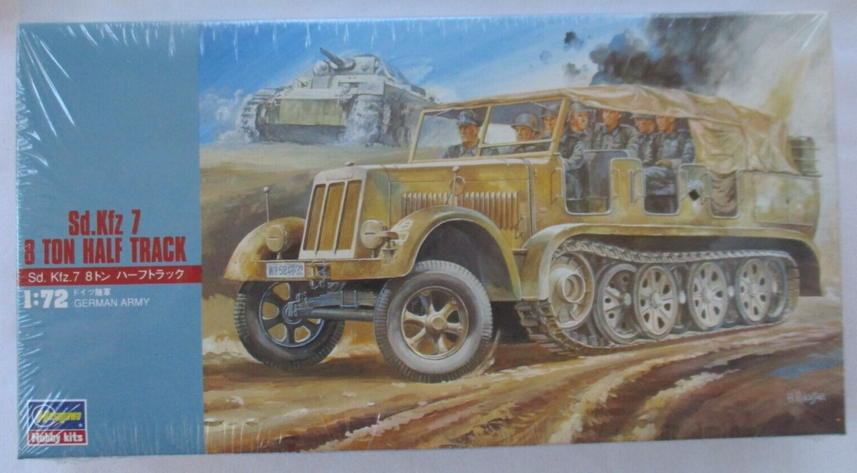 N Hasegawaページ HASEGAWA 31111 SD.KTZ 7 8-TON HALF TRACK 1:72 MODEL KIT - NEW | eBay