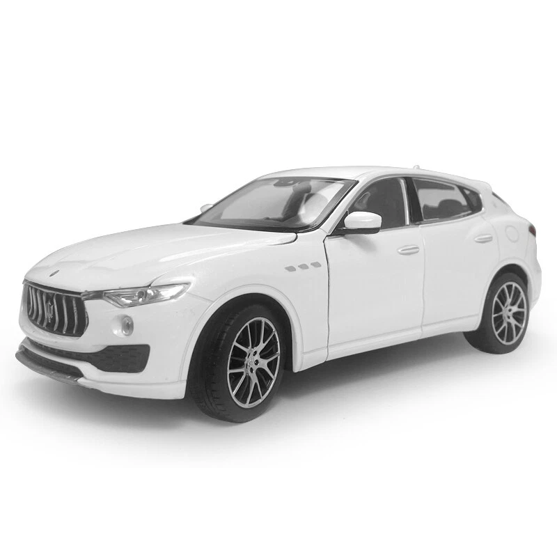 1/24 Maserati Levante Modelo Coche Diecast Vehículo Coleccionable Niños Juguetes Niños Blanco Foto 3 de 4