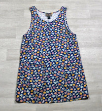 Y2K Express Floral Mini Jumper Dress Vintage 90s 2000s FRIENDS FLAW Medium