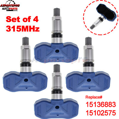 #ad #ad 4x Tire Pressure Sensor TPMS For Chevy Chevrolet Corvette 2001 Tahoe 2004 315MHz $31.77