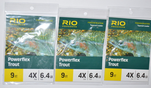 RIO Powerflex Trout Leaders - Perfekte Präsentation Für Fliegenfischer