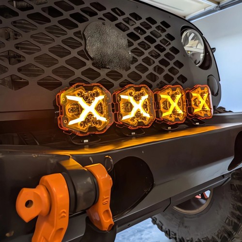 NOVSIGHT X-Series 4-inch LED Pod Light DRL Driving Beam w/ Wiring Harness 6000K - Picture 18 of 24