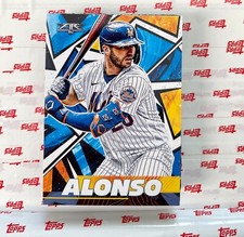 2021 Topps Fire Base Card #128 - Pete Alonso - Mets