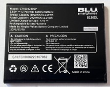 BLU View 2 B130DL B131DL C746042300P Original OEM 3000mAh Cell Phone Battery