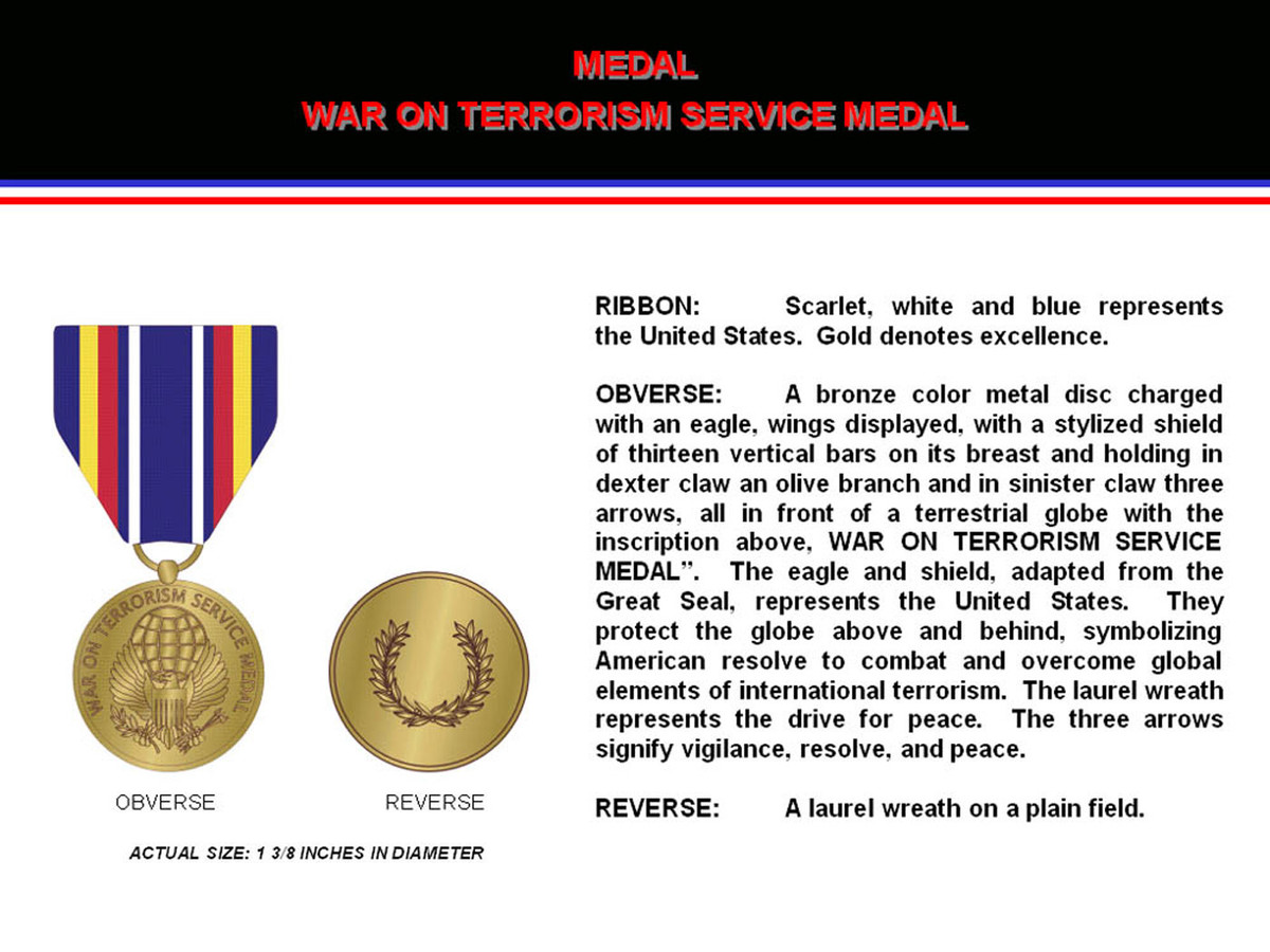 Gotw Ribbon Global War On Terrorism Service Medal Air Force