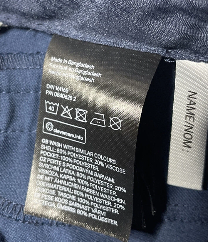 Preowned- H&M Straight Fit Dress Pants Boys (Size 6-7) - Image 4 of 4