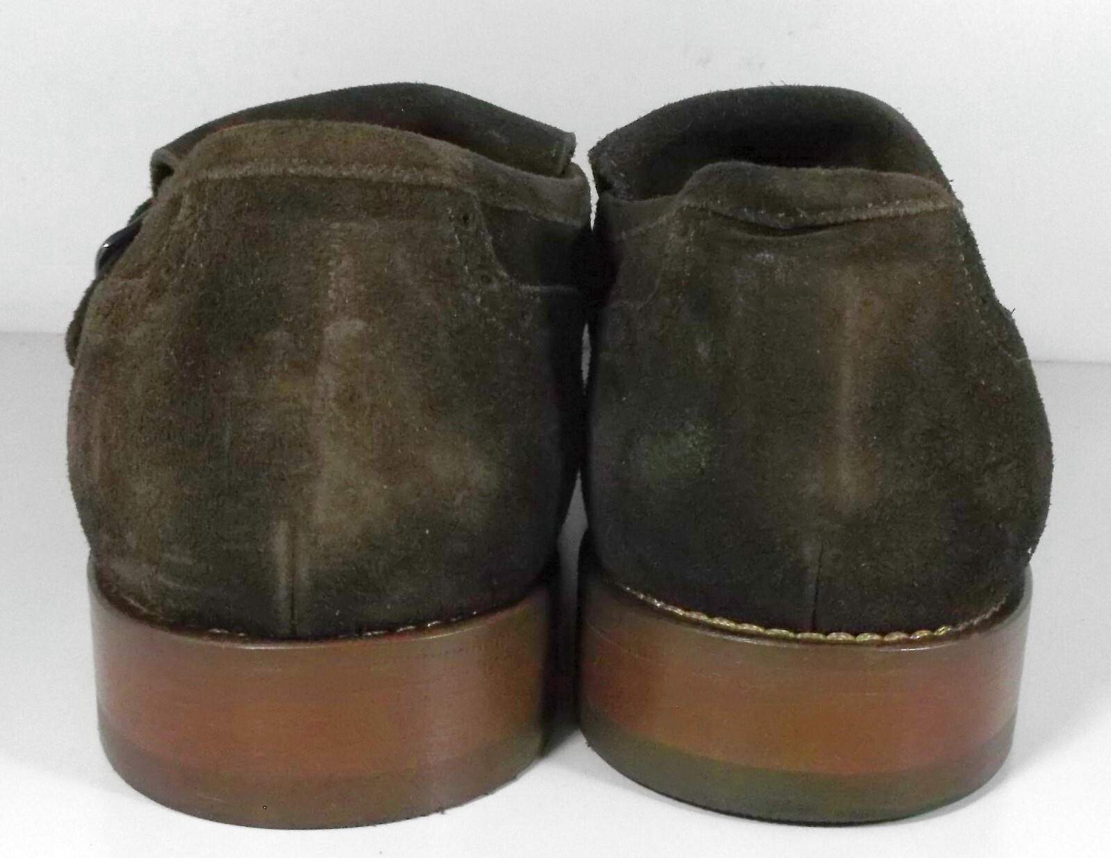 272220 SP50 BRYSON KILTIE MEN'S SHOES SIZE 9 M BROWN SUEDE JOHNSTON & MURPHY