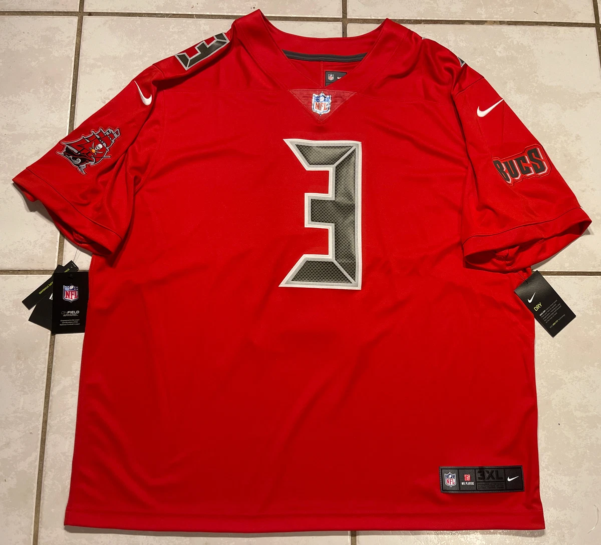 Nike Tampa Bay Buccaneers No3 Jameis Winston New Lights Out Black Men's Stitched NFL Elite Jersey