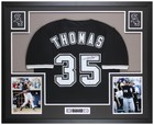 Frank Thomas Autographed & Framed Black Chicago Jersey Auto Beckett COA