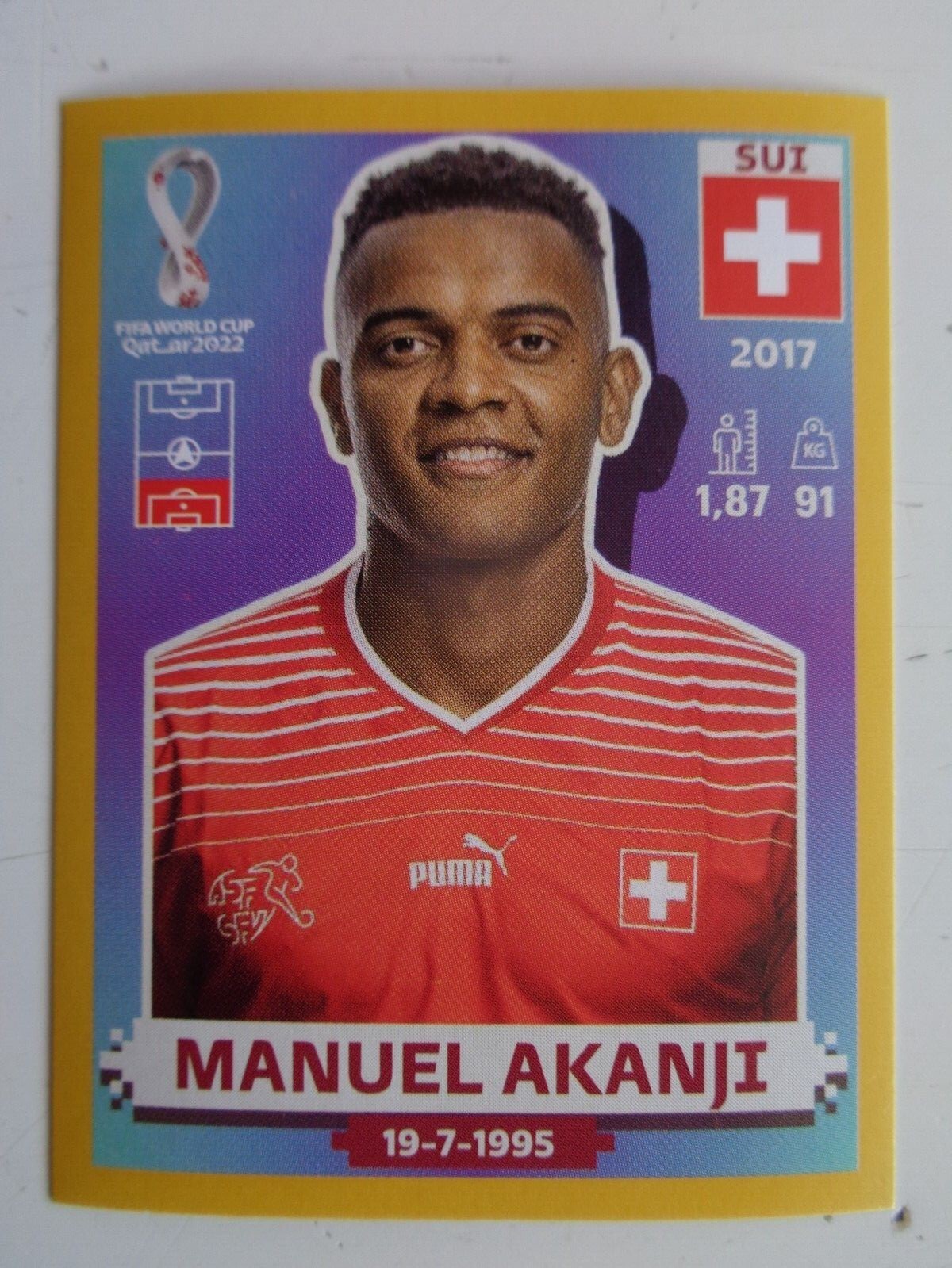 Panini FIFA World Cup 2022 Qatar GOLD ONLINE Sticker Group G Pick Choose Set