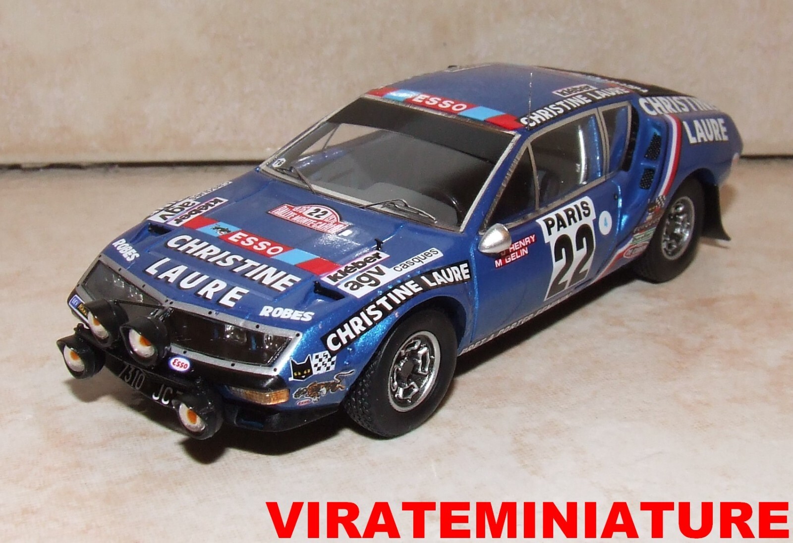 RENAULT ALPINE A310 Rallye Monte Carlo 1976, J.L. Therier / M. Vial
