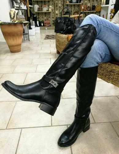 Stivali tacco basso donna nero - pelle | Barca Stores
