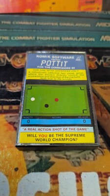 Pottit (1986) Commodore 64 (Tape, Manual, Box) works 8-bit