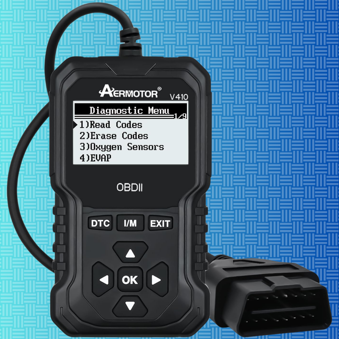 AERMOTOR V410 OBD2 Scanner Car Engine Fault Code Reader Diagnostic