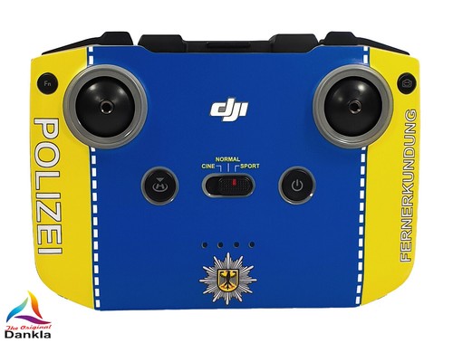 DJI MINI 4 PRO - SKIN - DESIGN: POLIZEI* + 10x Akku- sowie DJI RC2 + RC-N2 Folie - Bild 8 von 9