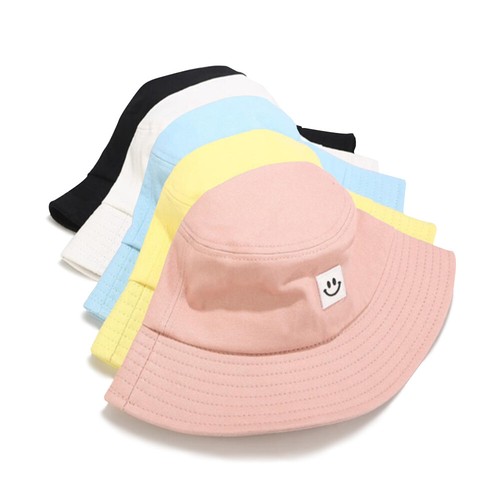 Smiling Face Bucket Hat Cute Bucket Cap 