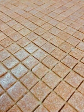 Glass Tile Vitreous Mosaics Honey 12 3/4" x 12 3/4"