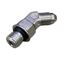 New Parker 4 V50X-S - Elbow 45° Fitting, JIC 37° Flare to O-Ring Boss