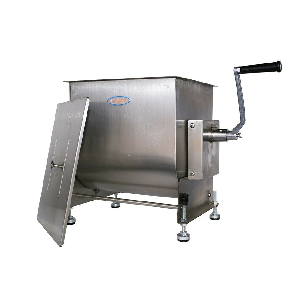 Hakka 30lbs 15 Liter Capacity Tilt Tank Manual Meat Mixers Countertop
