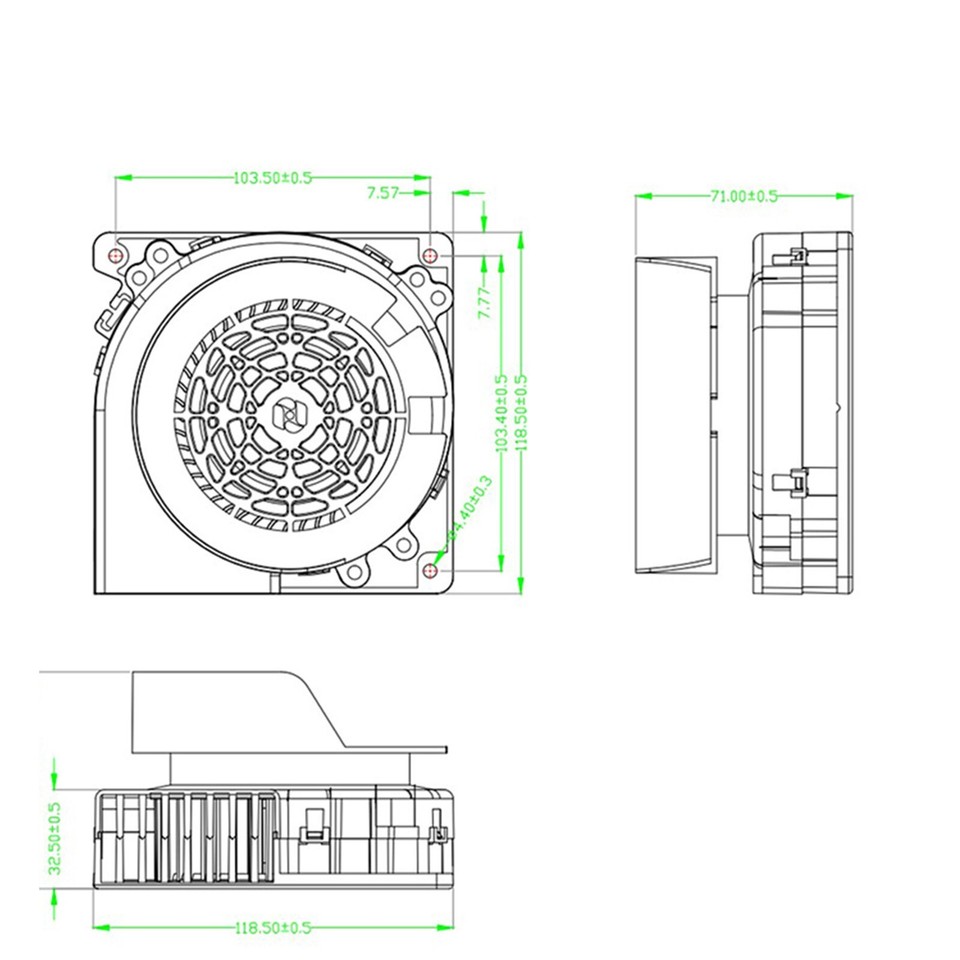Replacement Blower for Halloween and Christmas Inflatables Powerful and