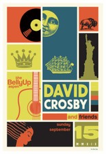 Scrojo David Crosby 9/15/2019 Poster Belly Up Aspen Colorado DavidCrosby_1909