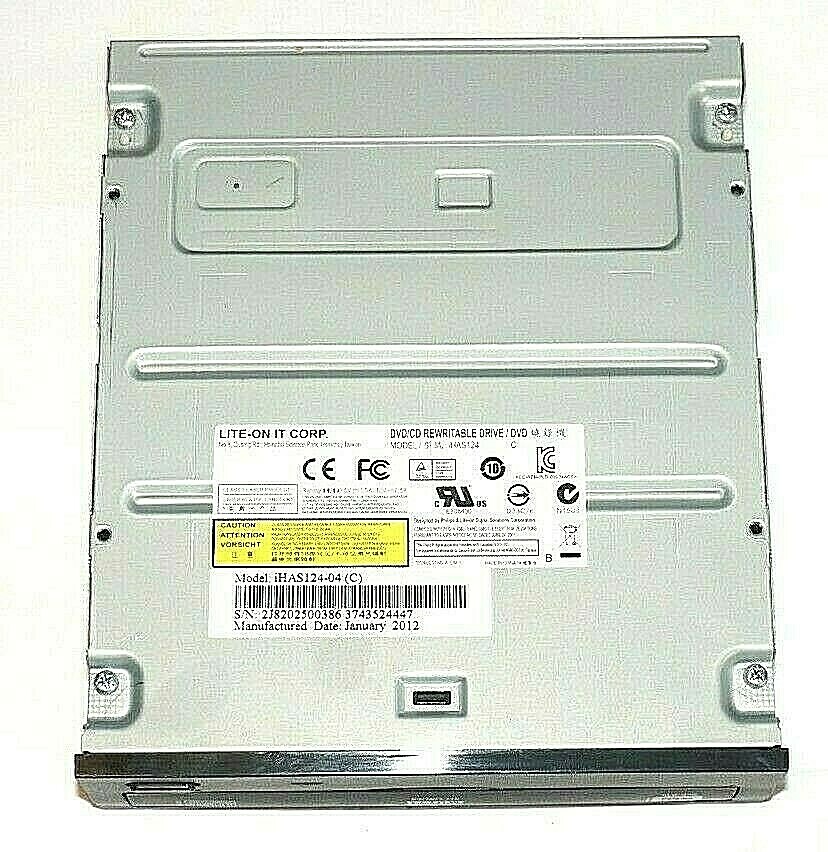 Lite-On Model: iHAS124-04 24x Internal Sata Dvd/Cd-Rw Drive - Black