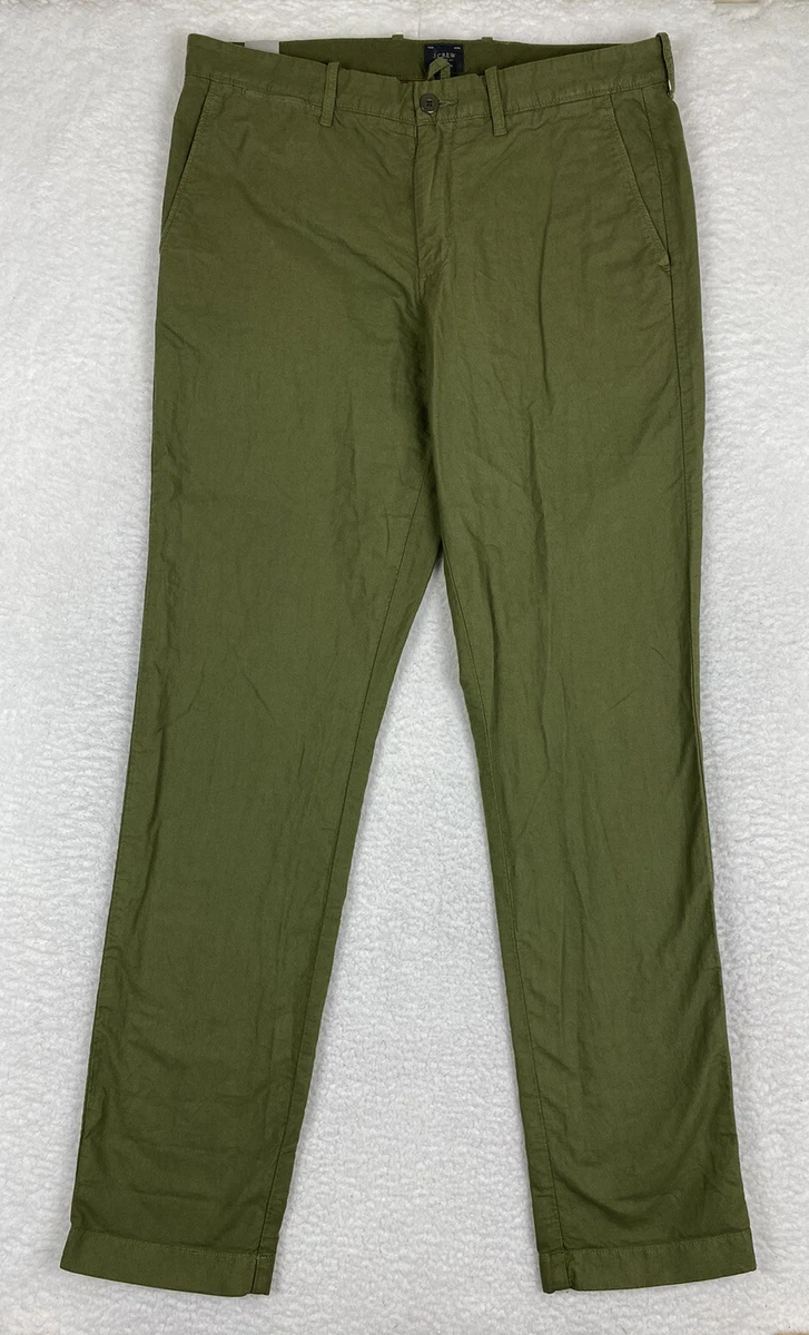 Garment Dyed Cotton Flat Front Pants