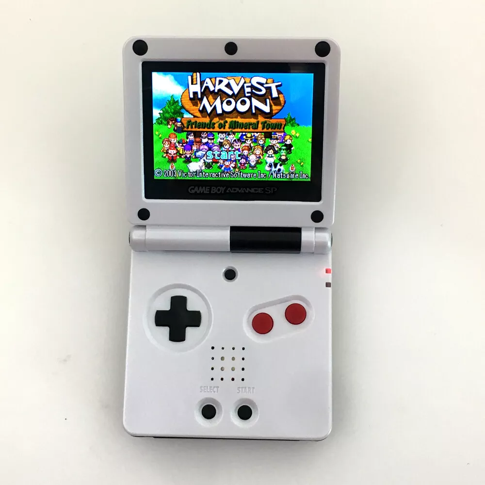 Game Boy Advance SP IPS V2 LCD Screen Kit (White)