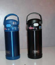 LOT 2-Thermos 12oz Kid's Funtainer Vacuum Insulated Stainless Steel Water Bottle