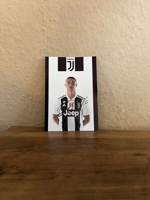 Cristiano RONALDO x Juventus Turin - Repro Autogramm 10.5x14.8 3