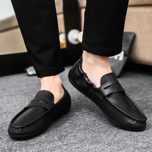 Fashion Men's Casual Shoes Moccasins Loafers Business Shoes Walking Shoes - Picture 4 of 19