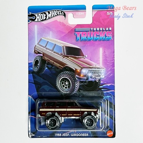 Mattel Hot Wheels 2024 Tubular Trucks #1-5 Set of 5 Cars Chevy Blazer 4x4 GDG44 - Picture 6 of 6