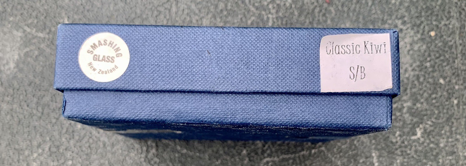 Set of 4 Smashing Glass Handcrafted Coasters New Zealand CLASSIC KIWI