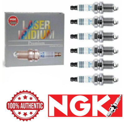 6 Genuine NGK OE Laser Iridium ILTR5B11 Spark Plug Set Buick, GM Chevy Hummer