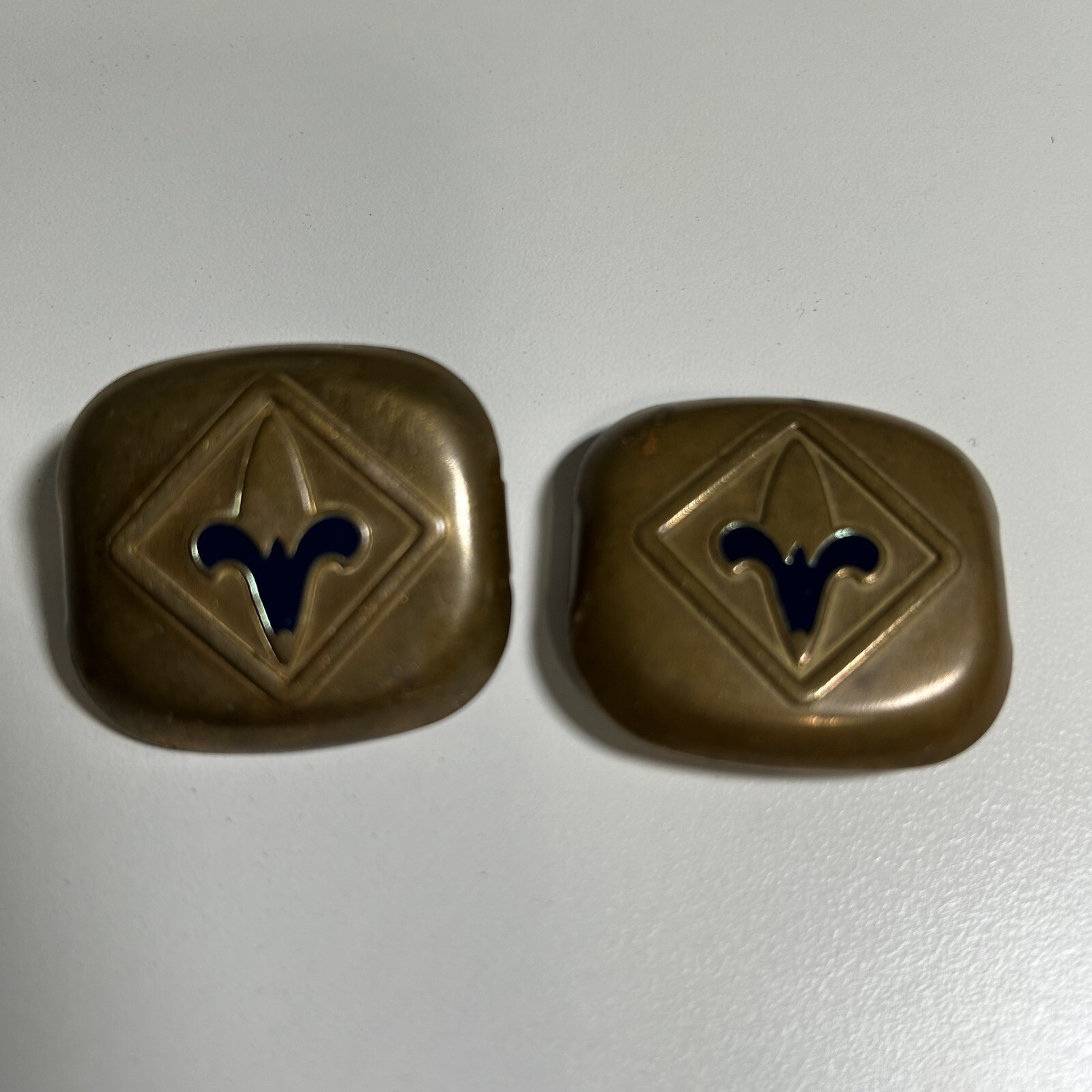 Vtg Cub Scout elos Neckerchief Slide Boy Scouts BSA Scarf Tie Clip