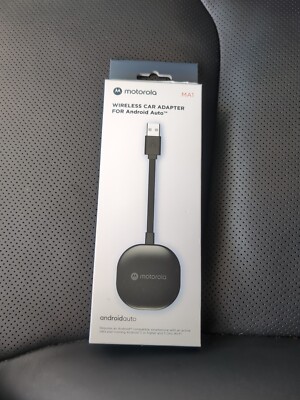 BRAND NEW Motorola MA1 Wireless Android Auto Car Adapter 1-2Day Fast Ship Avail