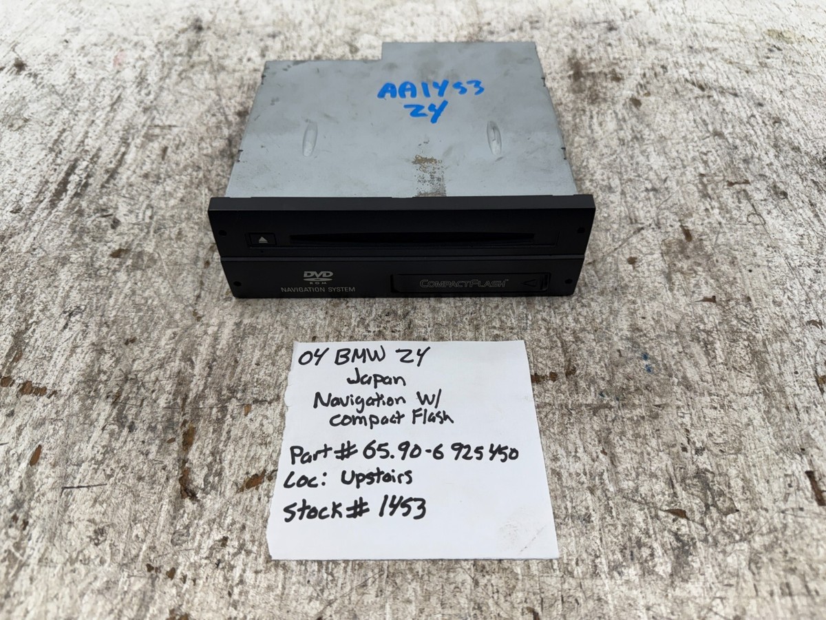 04 BMW Z4 E85 E86 DVD NAVIGATION DRIVE COMPACT FLASH 65.90-6925450