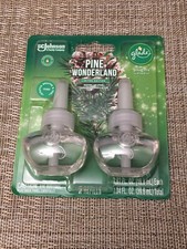3/2 Pack Glade PlugIns Scented Oil Refills PINE WONDERLAND Limited Edition