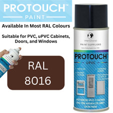 uPVC PVC Spray Paint Aerosol RAL Colours Plastic Door Window Paint