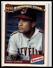1991 Topps Bazooka Shining Stars #20 Sandy Alomar